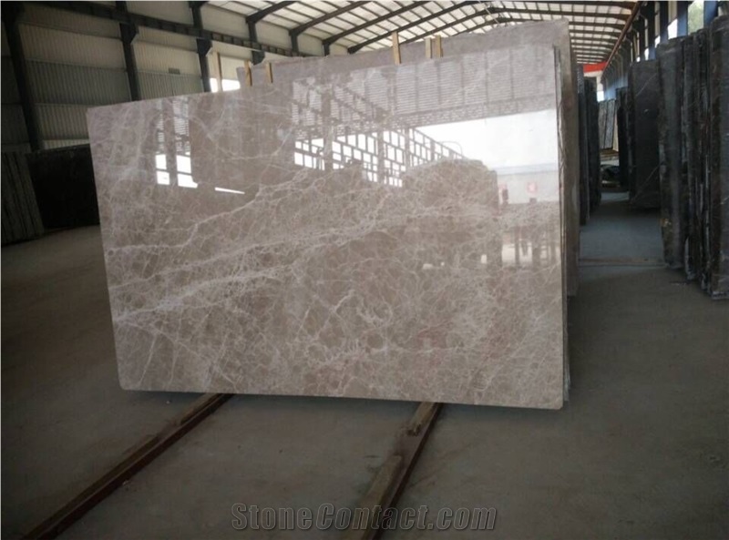 Chinese Light Emperador Marble Tiles and Slabs