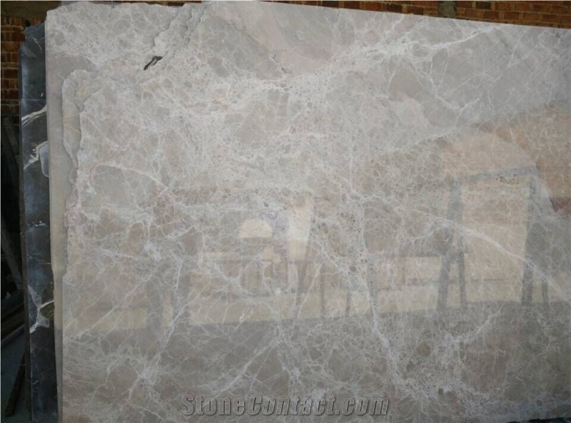 Chinese Light Emperador Marble Tiles and Slabs