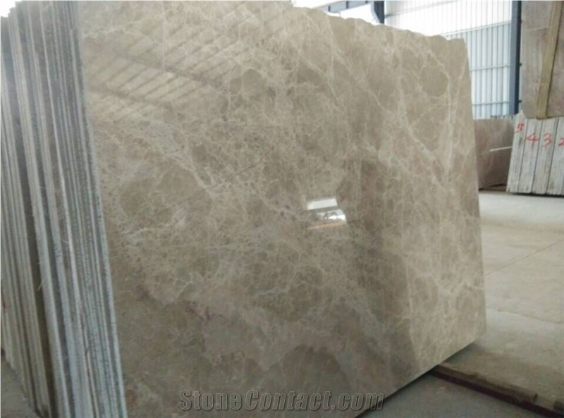 Chinese Light Emperador Marble Tiles and Slabs