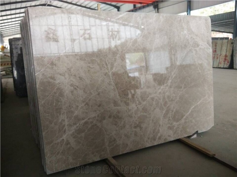 Chinese Light Emperador Marble Tiles and Slabs