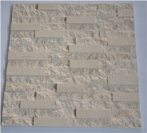 Galala Beige Marble Cultured Stone Stone Veneer for Wall Cladding