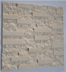 Galala Beige Marble Cultured Stone Stone Veneer for Wall Cladding