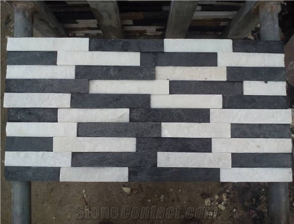 Mixed Color Quartzite Cultured Stone
