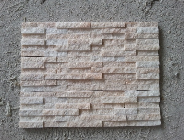 Mixed Color Quartzite Cultured Stone