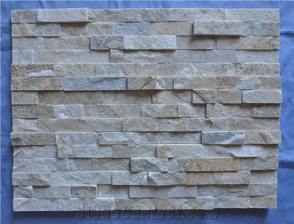 Mixed Color Quartzite Cultured Stone