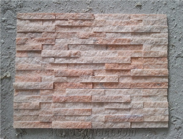 Mixed Color Quartzite Cultured Stone
