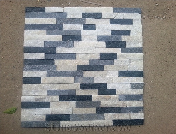 Mixed Color Slate Lege Stone Cultured Stone for Wall Cladding