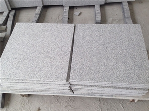 G603 / Silver Grey Flamed Granite Tile,Silvery Grey Hubei G603 Padang Crystal Granite,Sesame White Granite,Crystal Grey Granite,Light Grey Granite Tiles