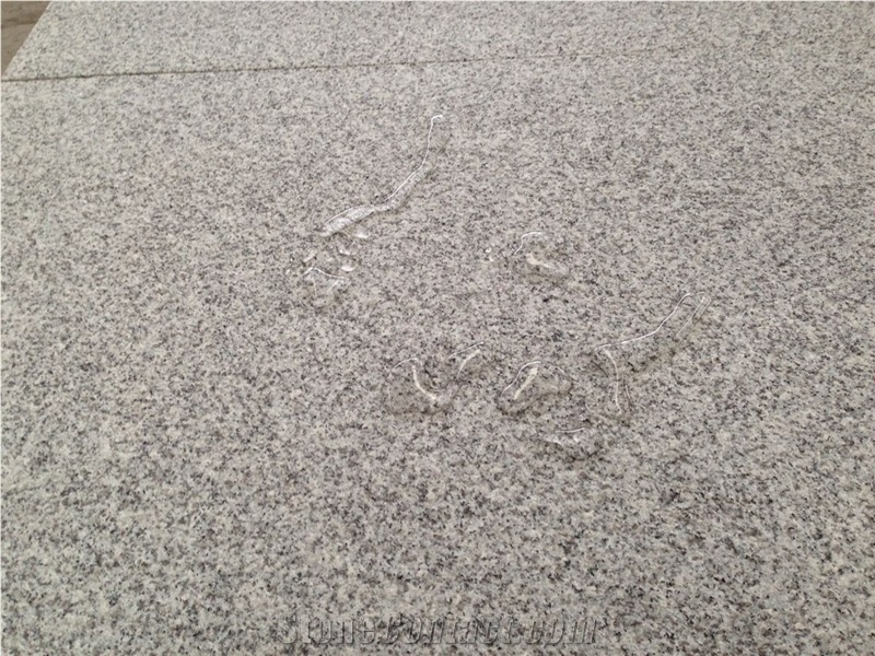 G603 / Silver Grey Flamed & Sealed Granite Tile,Silvery Grey Hubei G603 Padang Crystal Granite,Sesame White Granite,Crystal Grey Granite,Light Grey Granite Tiles