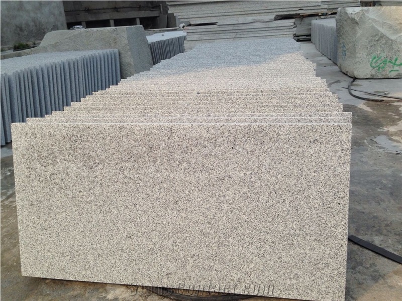 G603 / Silver Grey Flamed & Sealed Granite Tile,Silvery Grey Hubei G603 Padang Crystal Granite,Sesame White Granite,Crystal Grey Granite,Light Grey Granite Tiles