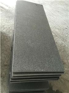 G684 Black Basalt Flamed Tiles, Black Basalt, Raven Black, Black Pearl Flamed Tiles