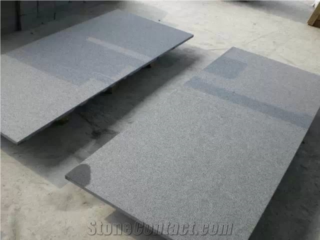 G684 Black Basalt Flamed Tiles, Black Basalt, Raven Black, Black Pearl Flamed Tiles