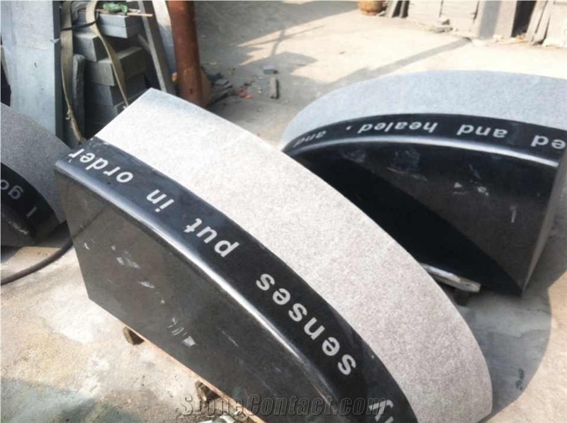 G684 Black Basalt Kerbstone, Black Basalt, Raven Black, Black Pearl Kerbstone
