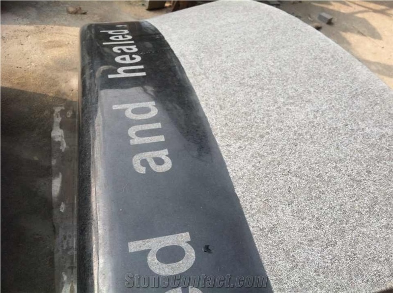G684 Black Basalt Kerbstone, Black Basalt, Raven Black, Black Pearl Kerbstone