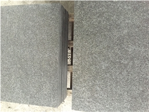 G684 Black Pearl Flamed Tiles, Black Basalt, Raven Black Flamed Tiles