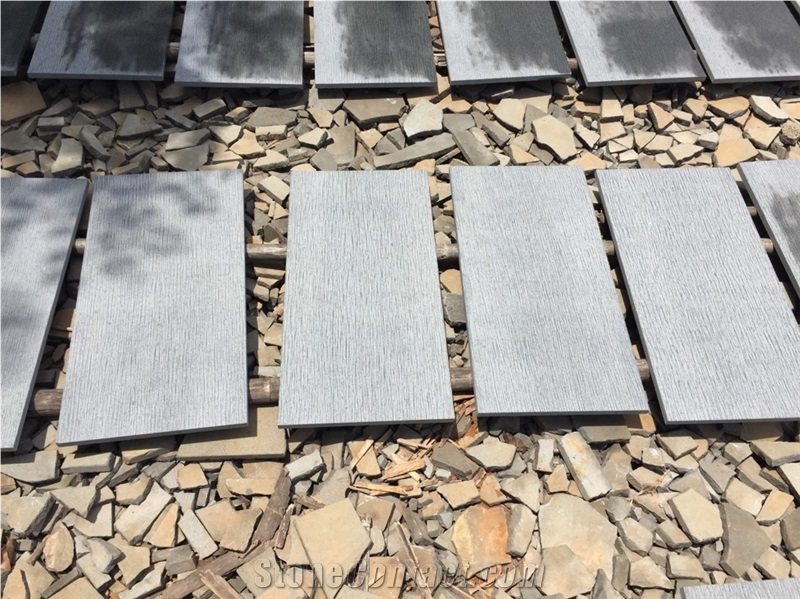 Hainan Grey Basalt Chiselled Tiles,China Grey Basalt Floor Tiles,Grey Basalt,Basaltina,Basalto,Inca Grey,Walling & Flooring Chiselled Tiles
