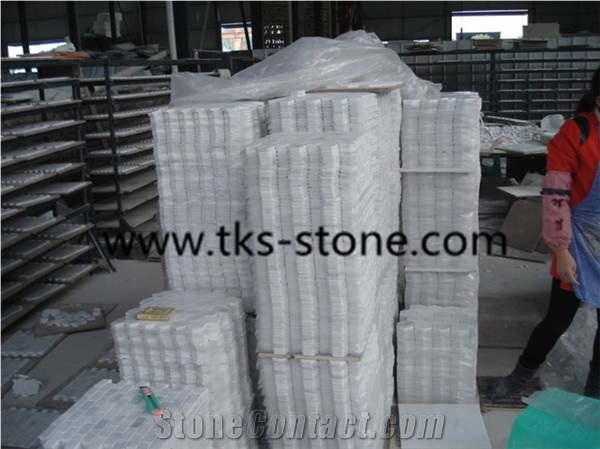 Factory Offered Carrara White Marble Mosaic, Dynasty Oriental White Marble Tiles, White Marble Mosaic Tiles and Pattern for Wall & Floor Covering