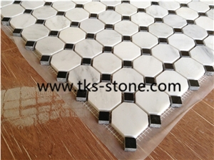 Hexagon Carrara Extra White Marble Mosaic ,Polished Mosaic, Mugla White Marble Mosaic Italy Carrara White Mosaic Tile with Different Shapes, Bianco Carrara White Marble Wall & Floor Mosaics Tiles Hexagon Carrara Extra White Marble Mosaic ,Polished Mosaic, Mugla White Marble Mosaic Italy Carrara White Mosaic Tile with Different Shapes, Bianco Carrara White Marble Wall & Floor Mosaics Tiles