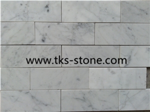 Mosaic Tiles and Pattern for Wall & Floor Covering,Factory Offered Carrara White Marble Mosaic, Bianco Carrara White Marble Mosaic for Interior Decoration