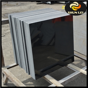 Absolute Black Granite Tiles 12X12 China Black Granite Tile