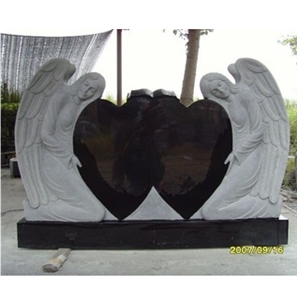 Angel Heart Hebei Granite Tombstone Headstone