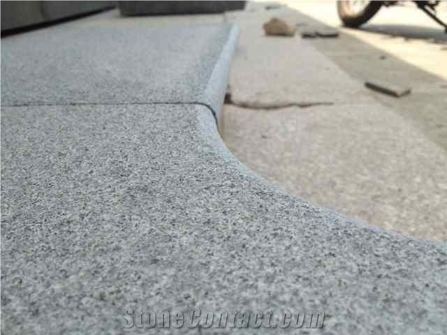 G654 Sesame Grey Granite Pool Coping Deck Pavers /China Impala Black Granite Siwmming Pool Coping