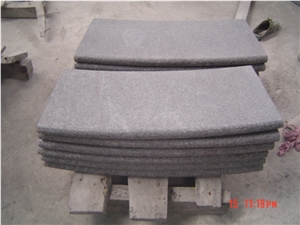 G654 Sesame Grey Granite Pool Coping Deck Pavers /China Impala Black Granite Siwmming Pool Coping