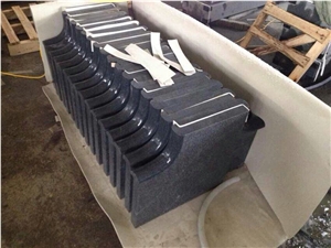 Polished G654 Sesame Grey Granite Deck Pavers Pool Coping /China Impala Black Granite Siwmming Pool Coping