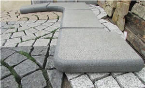 Polished G654 Sesame Grey Granite Deck Pavers Pool Coping /China Impala Black Granite Siwmming Pool Coping