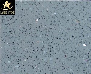 Grey Quartz Stone Slab, Engineered Stone Slab, Artificial Stone, Solid Surface, Silestone