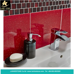 High Quality Red Quartz Stone Slab,Engineered Stone Slab,Artificial Stone,Nature Quartz Solid Surface,Silestone