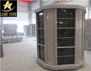 High Quality Shanxi Black Granite Cremation Columbarium,Black Granite Columbarium,Cemetery Mausoleums Crypts Design