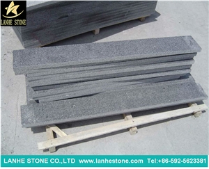 Polished G654 Granite Window Surround, Dark Grey Granite Door Surround, Padang Dark Granite Polished Thresholds, Sesame Black Granite Flooring