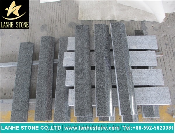 Polished G654 Granite Window Surround, Dark Grey Granite Door Surround, Padang Dark Granite Polished Thresholds, Sesame Black Granite Flooring