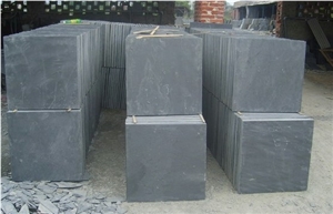 Fargo Black Slate Tiles and Slabs, Chinese Black Slate Slabs for Flooring Covering