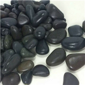 Fargo Honed Black Pebble Natural Stone Black River Stone Honed Aggregates Supply Natural Stone Pebble in Various Colors in Various Sizes