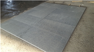 Fargo Mongolia Black Basalt Flamed Tiles and Slabs, Chinese Black Basalt Flamed Tiles, China Black/Absolute Black Basalt Floor Covering Tiles