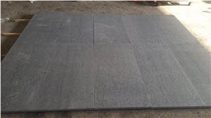 Fargo Mongolia Black Basalt Flamed Tiles and Slabs, Chinese Black Basalt Flamed Tiles, China Black/Absolute Black Basalt Floor Covering Tiles
