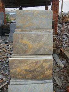 Fargo Multicolor Slate Tiles and Slabs, Chinese Multicolor Slate Floor Tiles, China Rust Slate Floor/Wall Covering