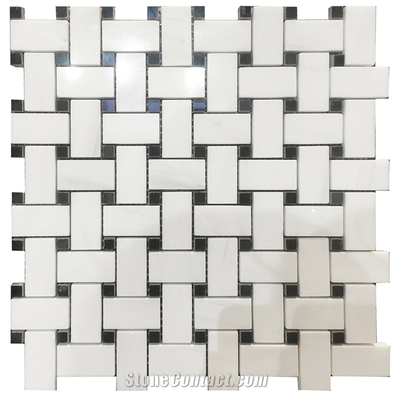 Dolomite White Marble Mosaic