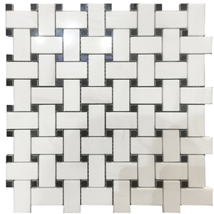 Dolomite White Marble Mosaic