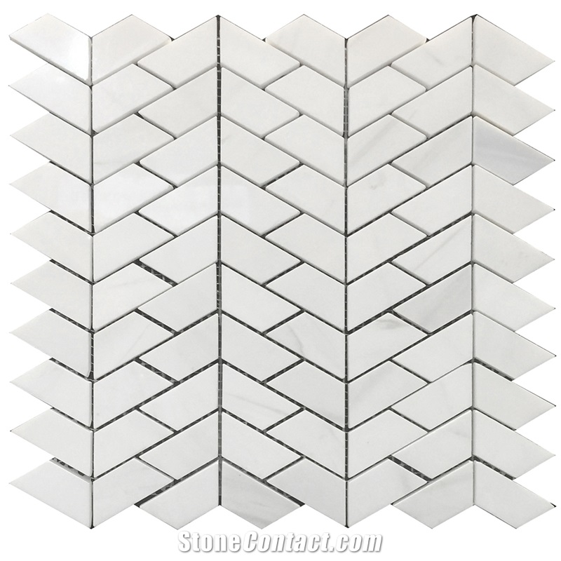 Dolomite White Marble Mosaic