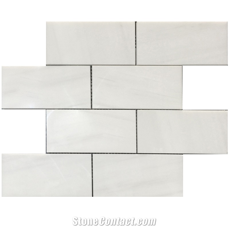 Dolomite White Marble Mosaic