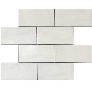 Dolomite White Marble Mosaic