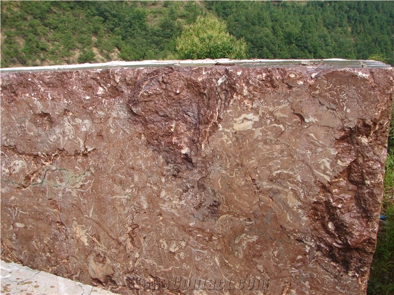 Colorful Coral(Marble) Blocks ,China Purple Marble,Quarry Owner,Good Quality,Big Quantity