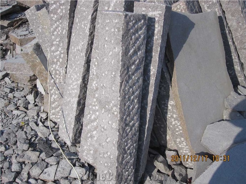 Cheapest Granite Palisade, G354 Red Palisade Pineappled, China Granite G354 Palisade