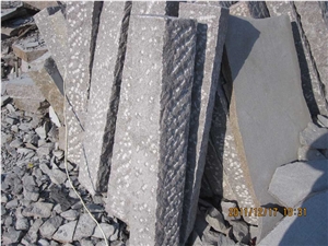 Cheapest Granite Palisade, G354 Red Palisade Pineappled, China Granite G354 Palisade