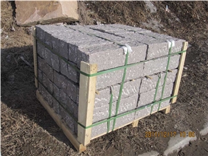 Cheapest Granite Palisade, G354 Red Palisade Pineappled, China Granite G354 Palisade