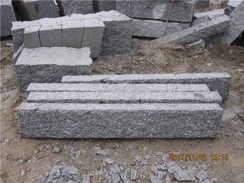 Cheapest Granite Palisade, Granite G341 Palisade, Grey Palisade Pineappled