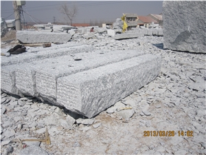Finland Kerbstone, Granite Kerbstone, G341 Kerbstone, Grey Granite Kerbstone, Pineappled Kerbstone